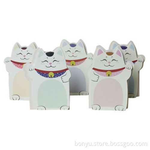 Sticky memo pad with lovely shape and design, hot in Japan market